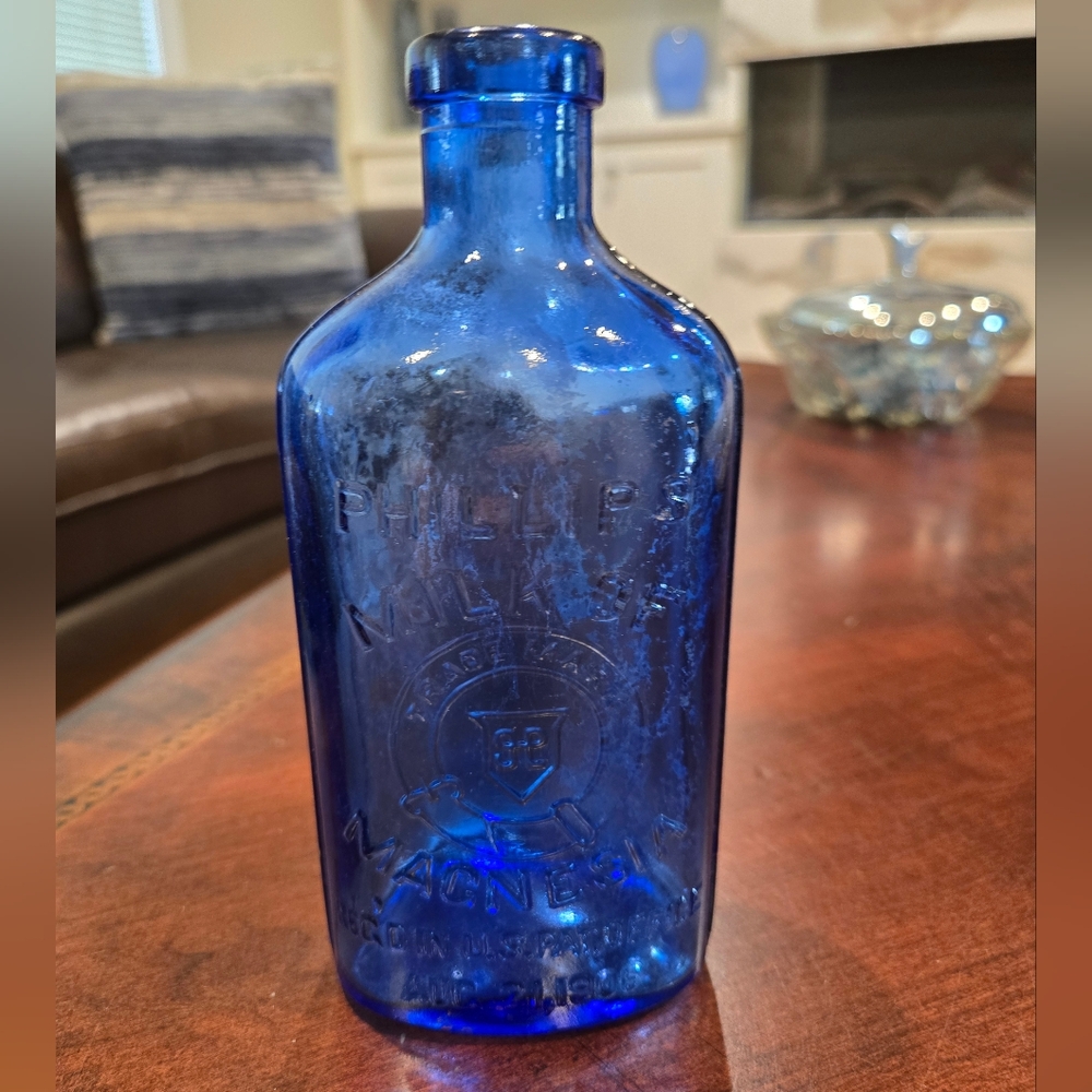 Antique Phillips Milk of Magnesia Bottle